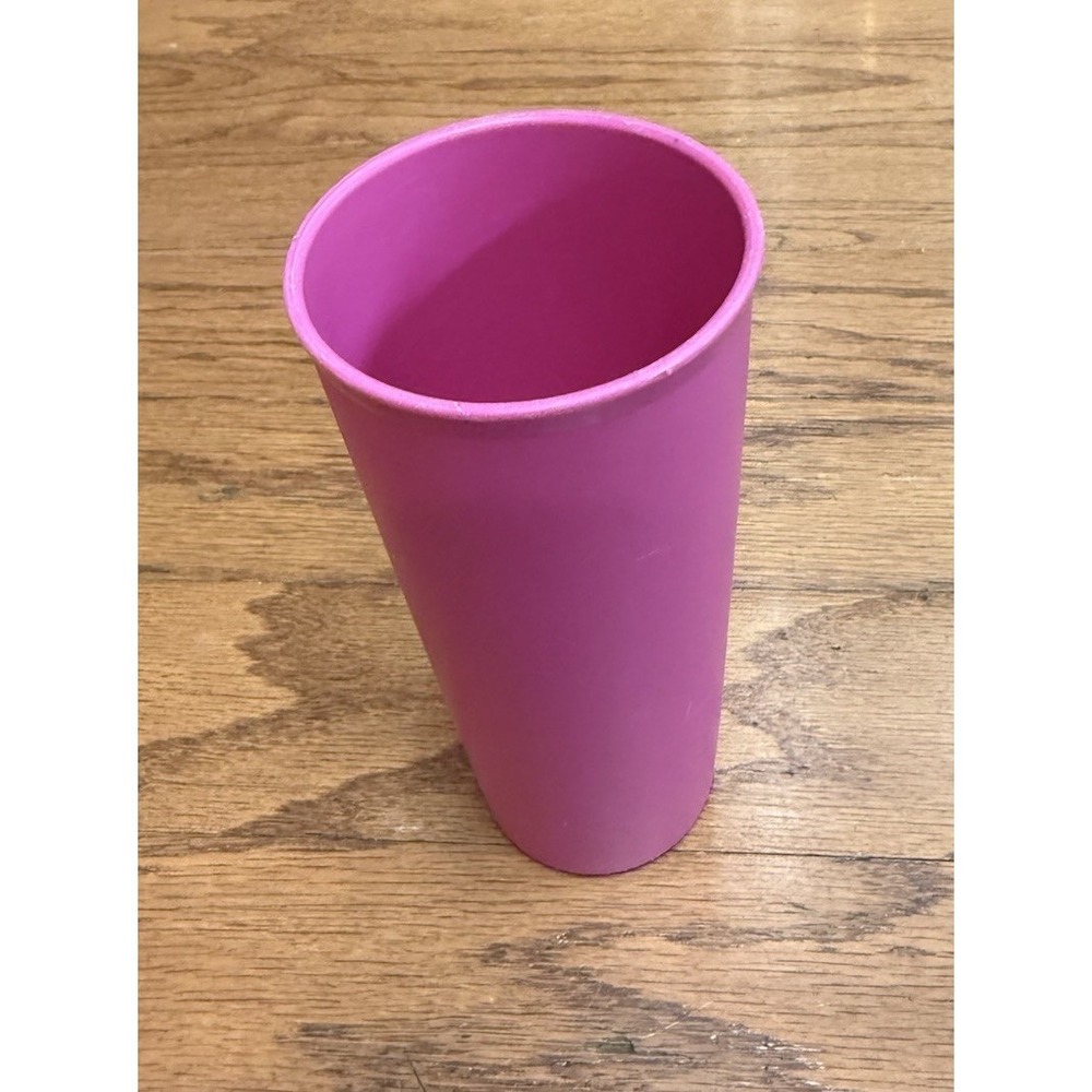 Vintage Tupperware #107-53 Bright Pink 16oz Tumbler Replacement - Picture 2 of 4
